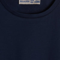 Navy “Filo di Scozia” Round Neck T-Shirt