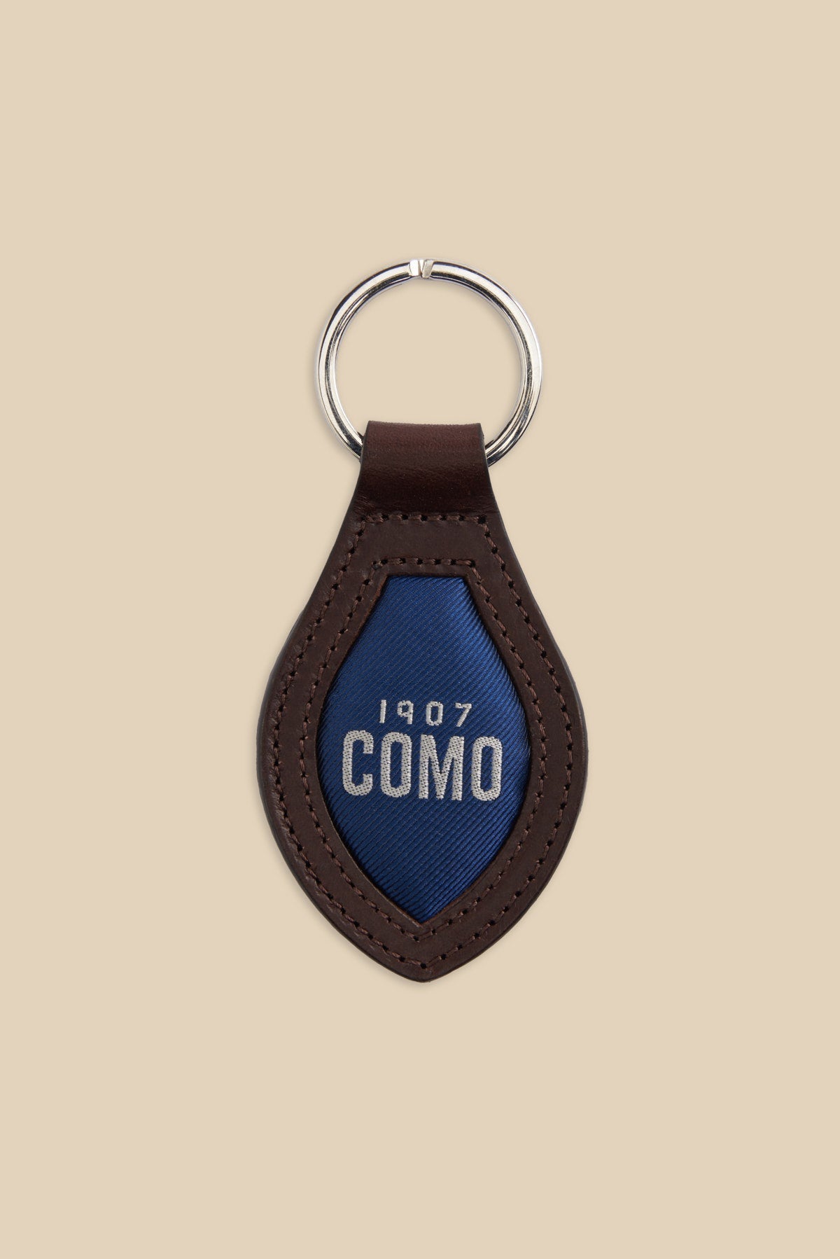 Keychain Leather and Silk of Tie