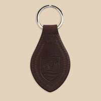 Keychain Leather and Silk of Tie