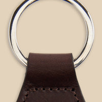 Keychain Leather and Silk of Tie