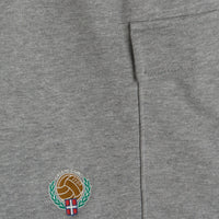 Grey Cotton Training Cargo Shorts