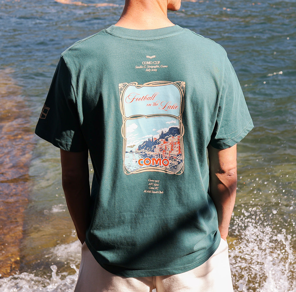 Football on the Lake T-shirt Verde