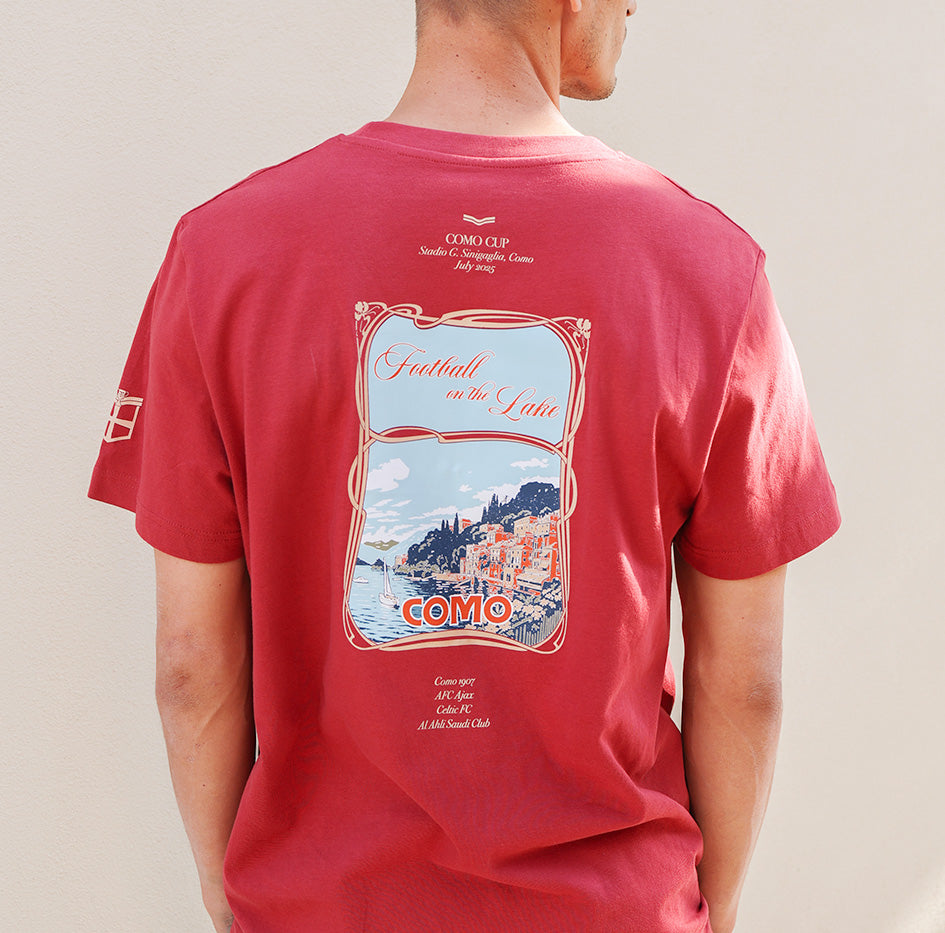 Football on the Lake T-shirt Rosso